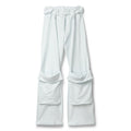 OPEN YY Rolled Waist Sweat Cargo Pants (Minty White)