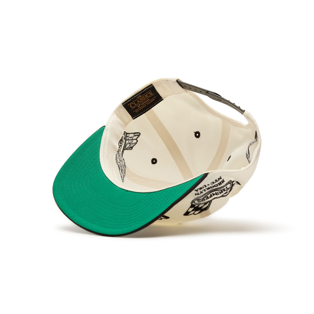 THUMPERS NYC Checked Flag 2 Tone Cap (Natural) - Image 4