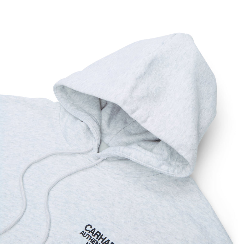 Carhartt WIP Hooded Sean Hamilton Sweat (Ash Heather) - Image 3