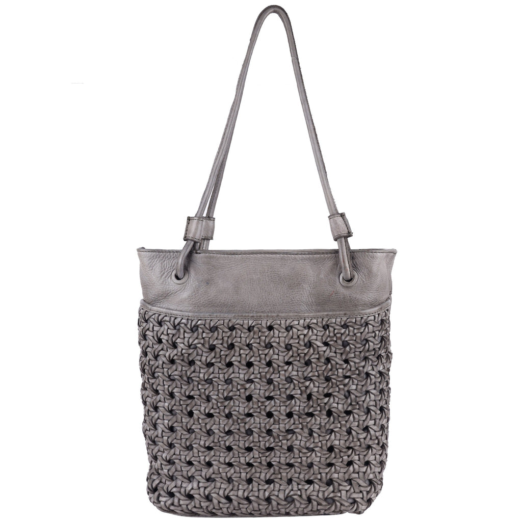 Clover Leather Tote Bag