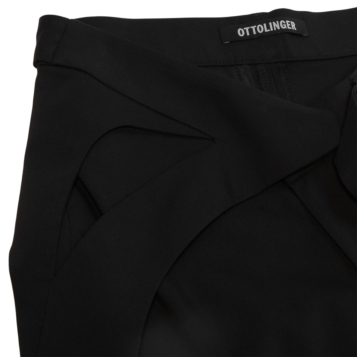 Ottolinger Slim Leg Suit Pants (Black) - Image 3