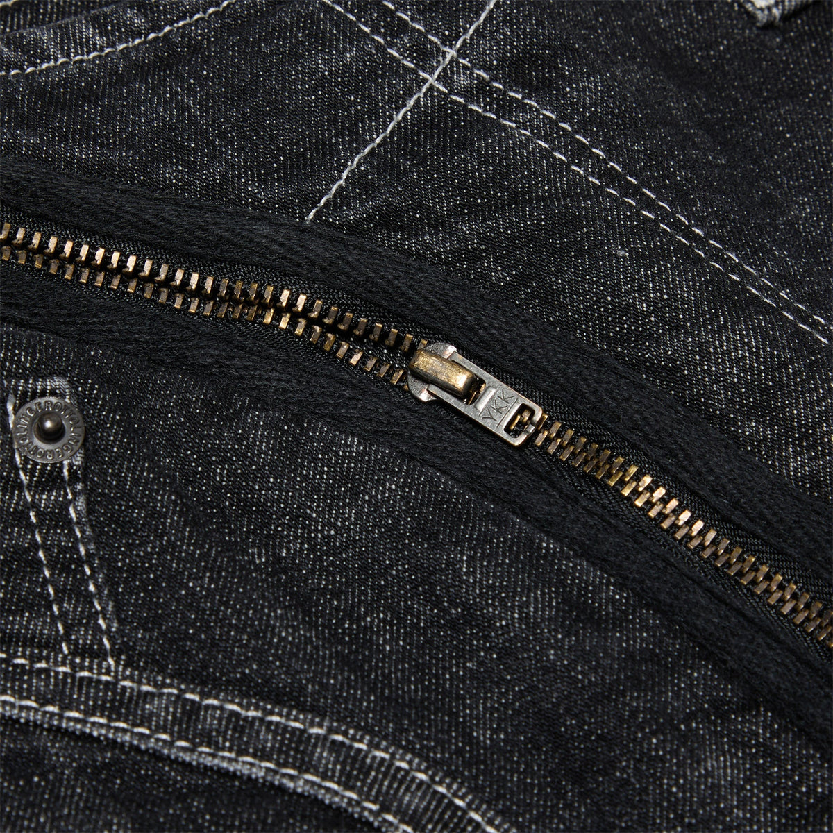 Ottolinger Open Back Jeans Hotpants (Black wash) - Image 4