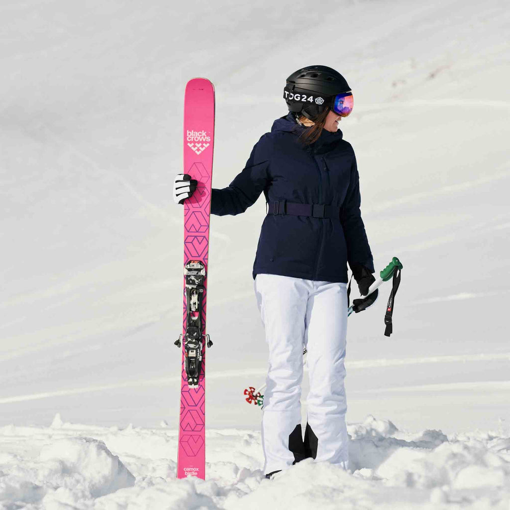 Meribel Womens Performance Waterproof Ski Jacket - Oxford Blue - Image 3