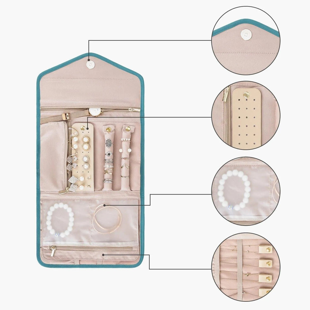 Peri Folding Jewelry Organizer - Image 2