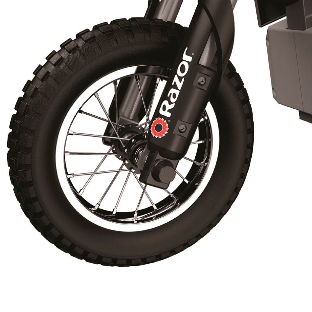 Razor - MX350 Dirt Rocket eBike w/7 miles Max Operating Range & 14 mph Max Speed - Black Camo - 15128003 - Image 4