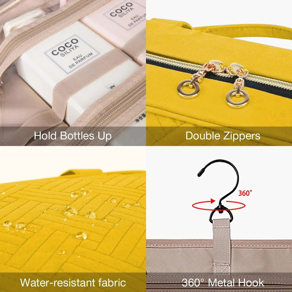 Bonchemin Yellow The Space Saver Toiletry Bag - Image 4