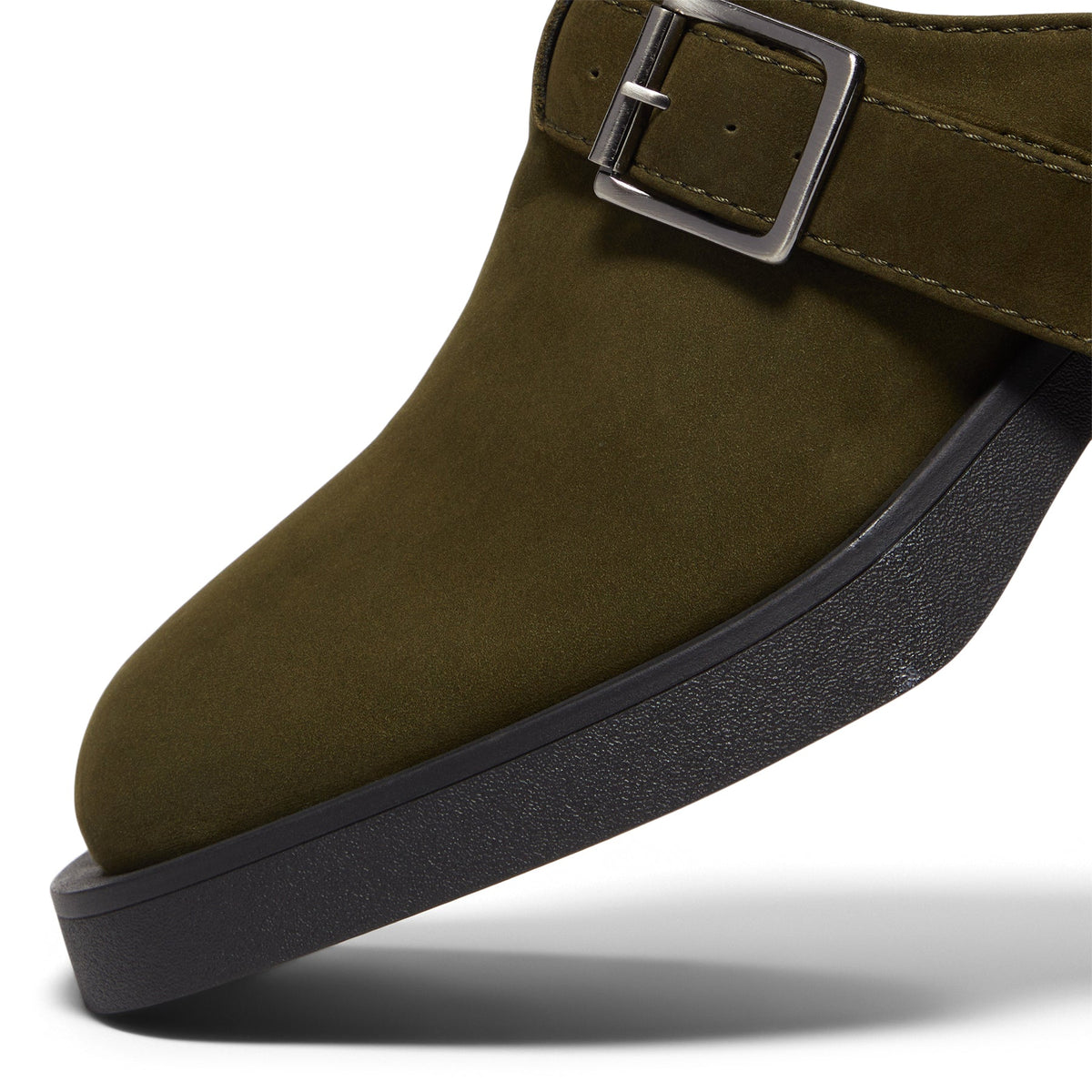 Miista Aroa Kakhi Suede Mules (Khaki) - Image 6