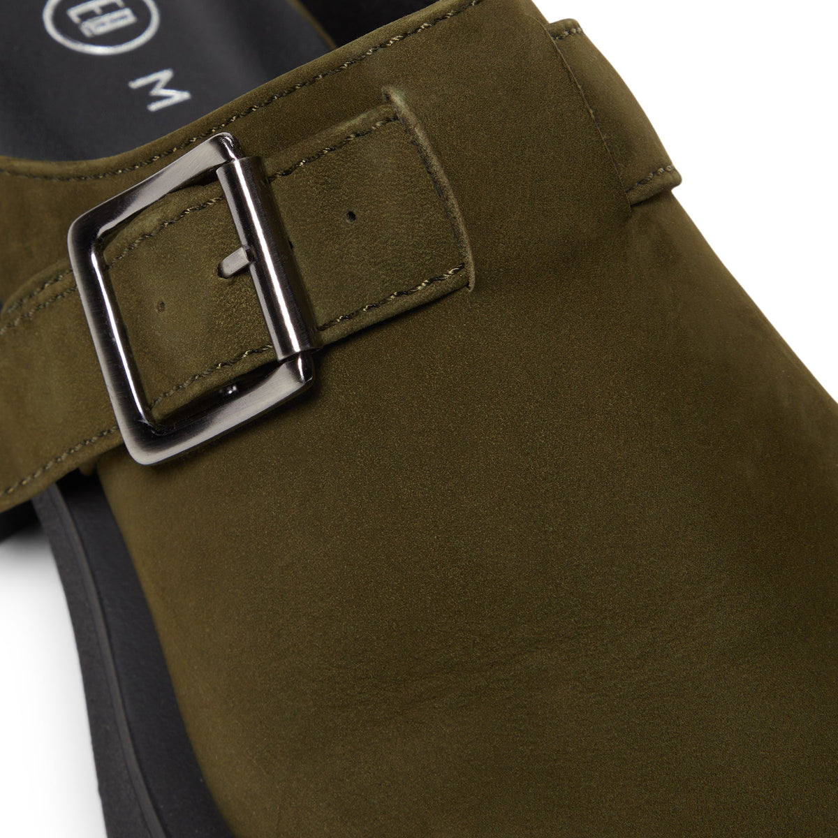 Miista Aroa Kakhi Suede Mules (Khaki) - Image 7