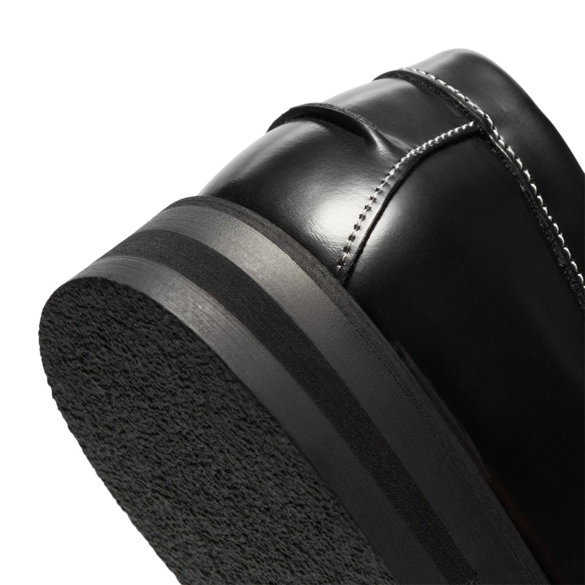 DUKE + DEXTER Wilde Black White Penny Loafer Womens (Black/White) - Image 9