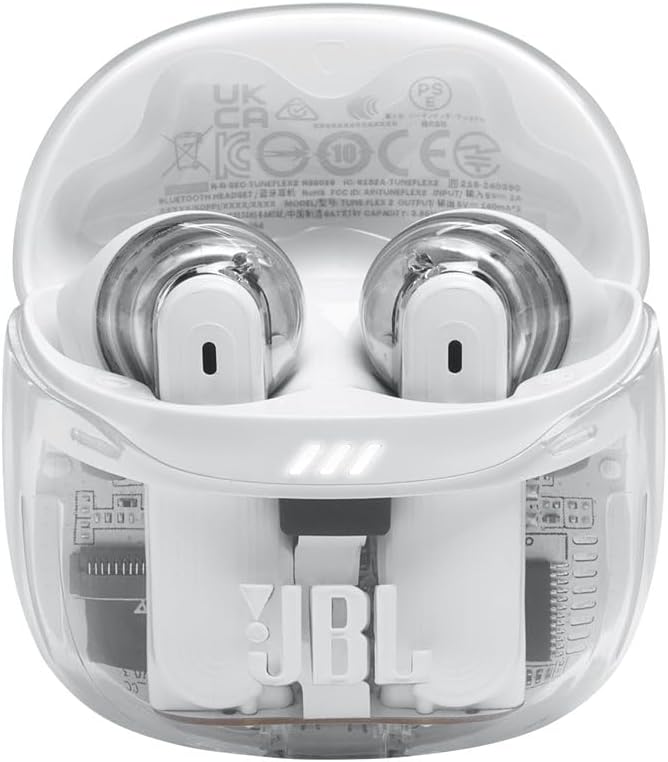 JBL Tune Flex 2 - Ghost White - Image 3