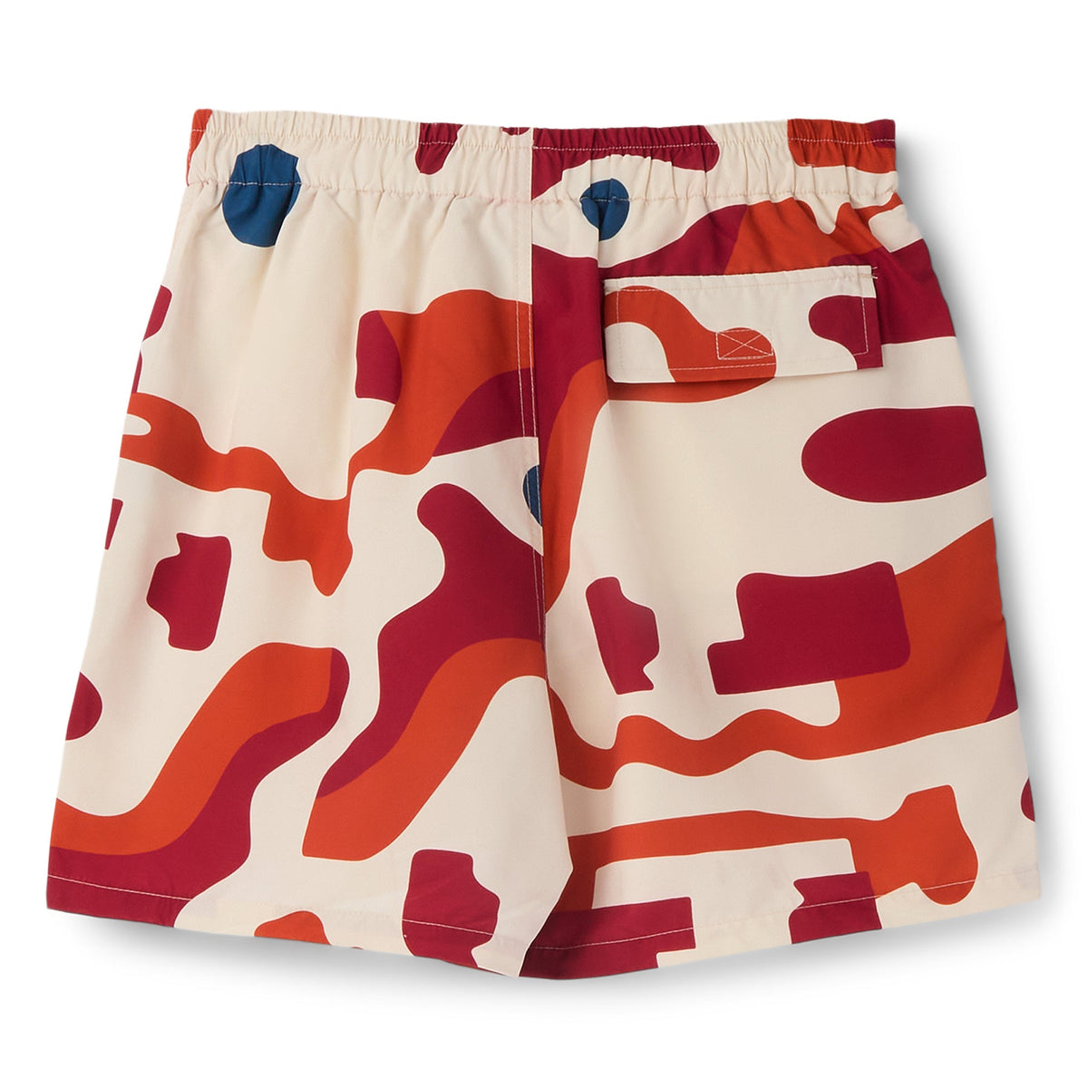 By Parra Abstract Mountain Swim Shorts (Red) - Image 2