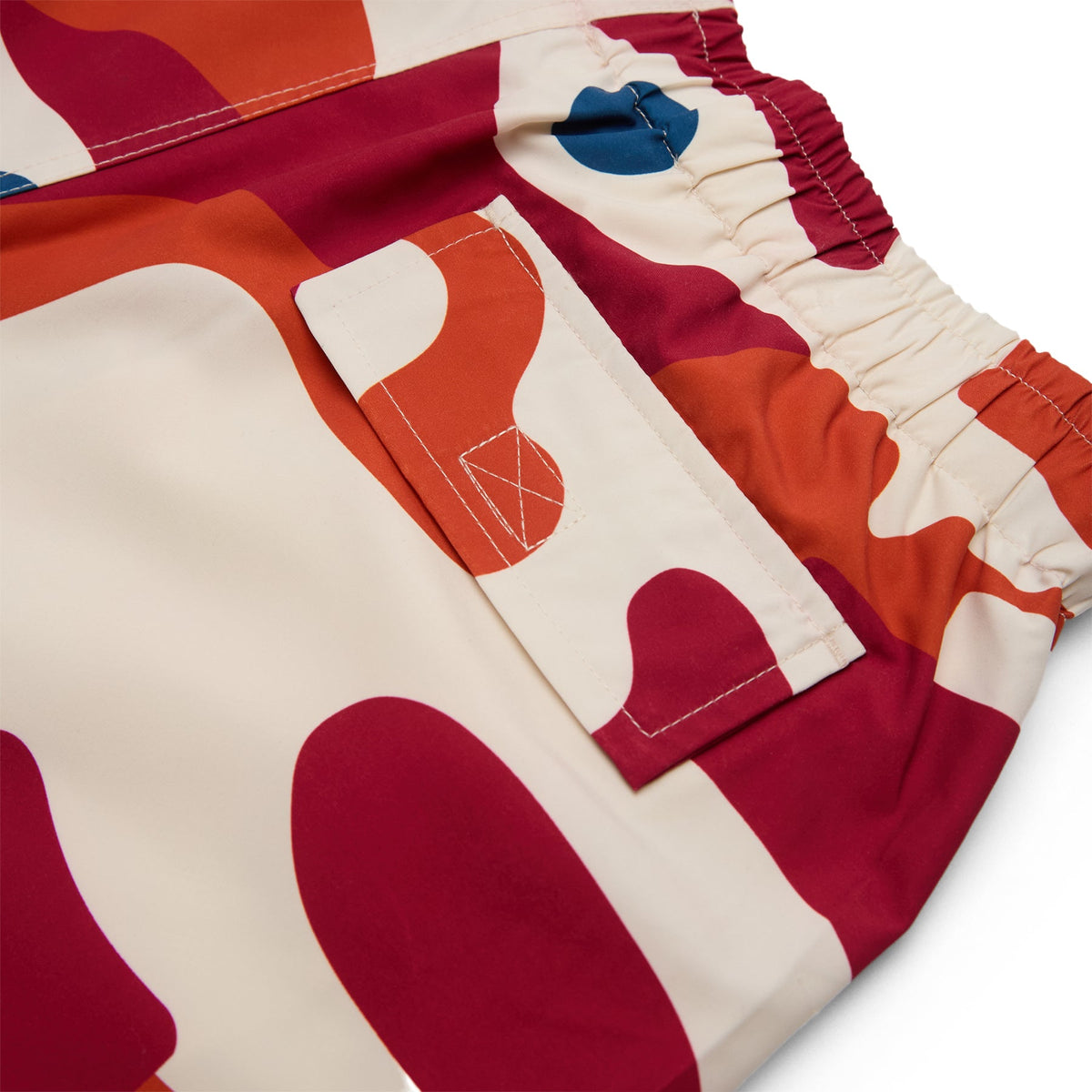 By Parra Abstract Mountain Swim Shorts (Red) - Image 5