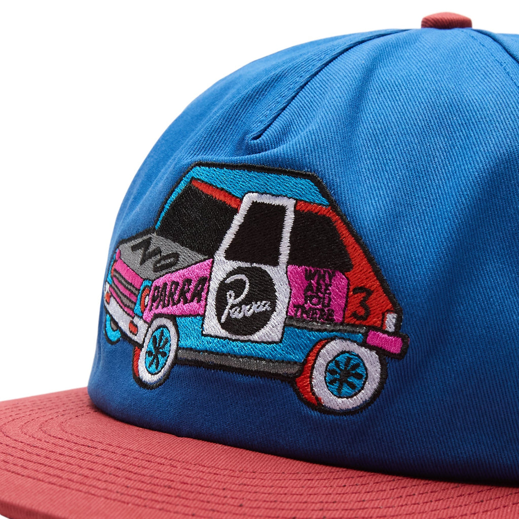 By Parra No Car 6 Panel Hat (Blue) - Image 6