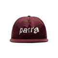 By Parra Distorted 90S Memory 6 Panel Hat (Dark Red)