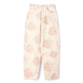 GANNI Floral Printed Stary Jeans (Egret)