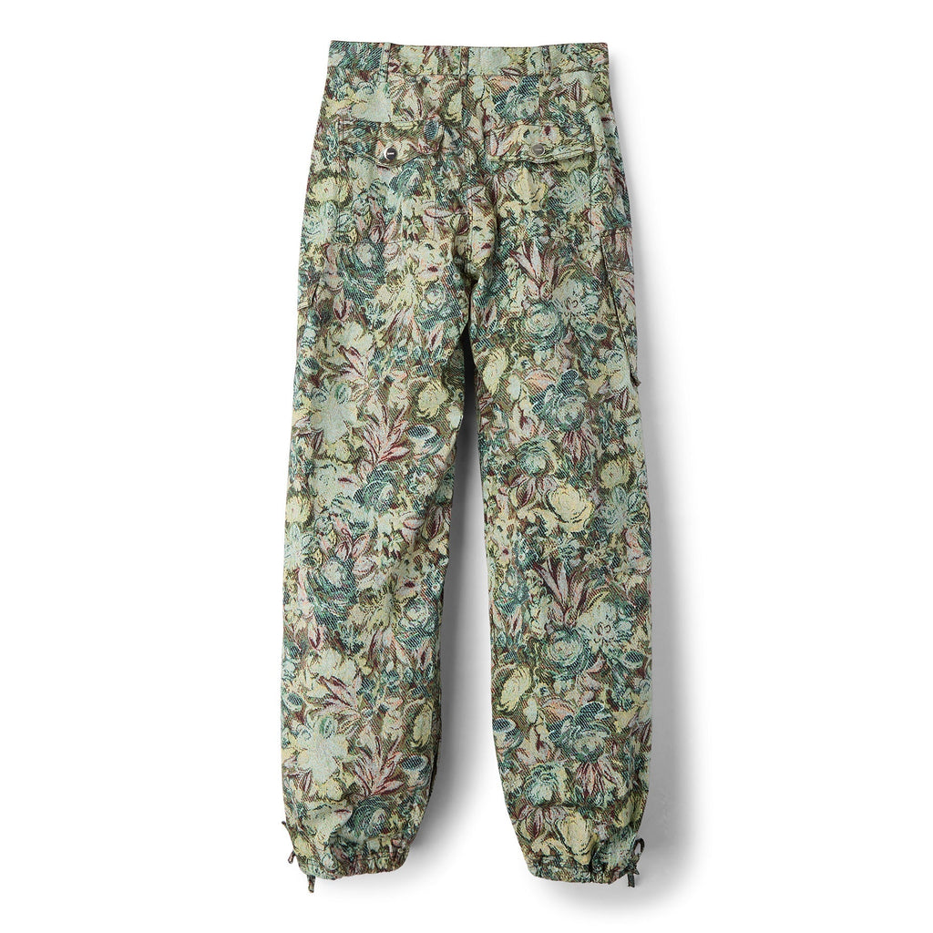 GANNI Tapestry Twill Pants (Jadeite) - Image 2