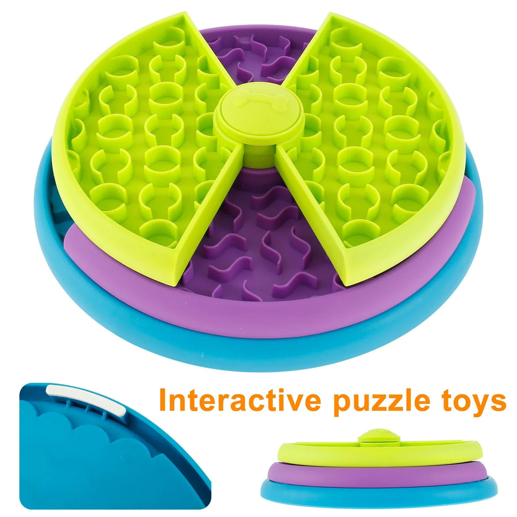 Slow Food Bowl with Puzzle Feeder - Image 3