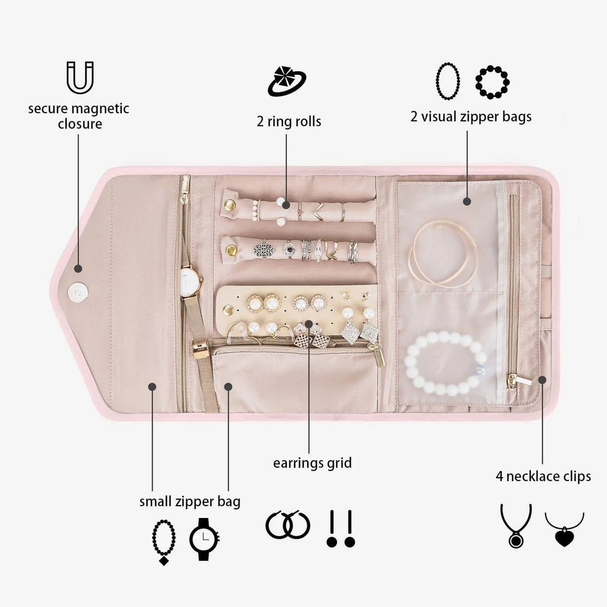 Peri Folding Jewelry Organizer - Image 38