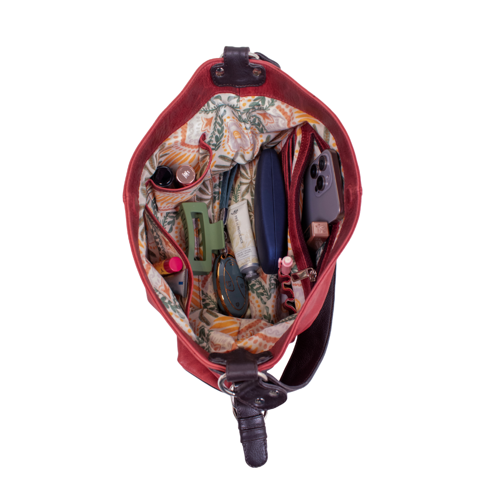 Simone Md Leather Shoulder Bag - Image 16