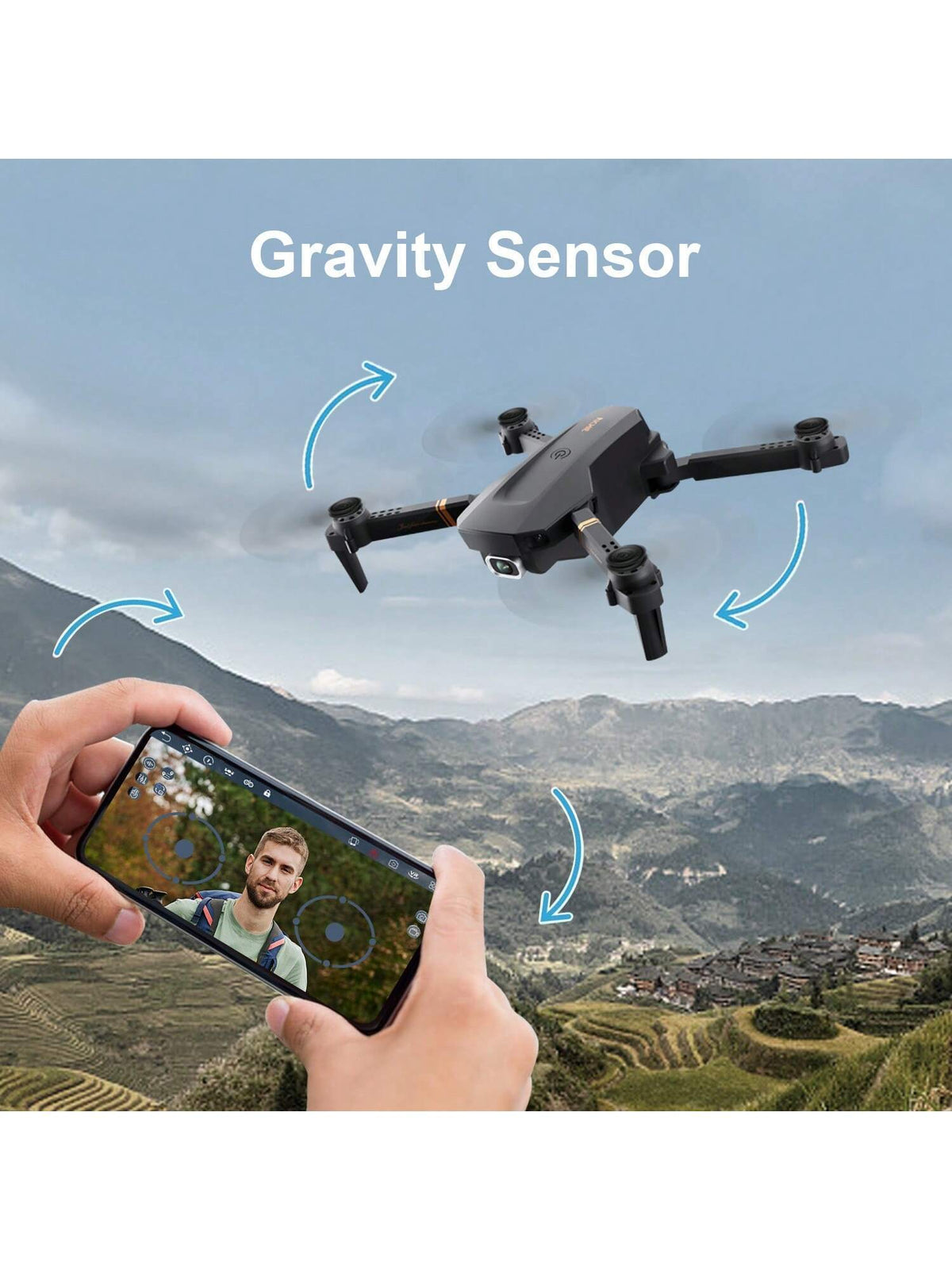 4DRC V4 Foldable Mini Drone with 4K/1080P HD Camera - Image 6