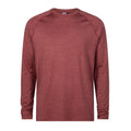 Ace Mens Long Sleeve Performance T-Shirt - Garnet Red - Image 8