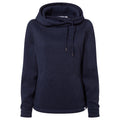 Acer Womens Oversized Supersoft Knitlook Fleece Hoody - Oxford Blue Marl - Image 7