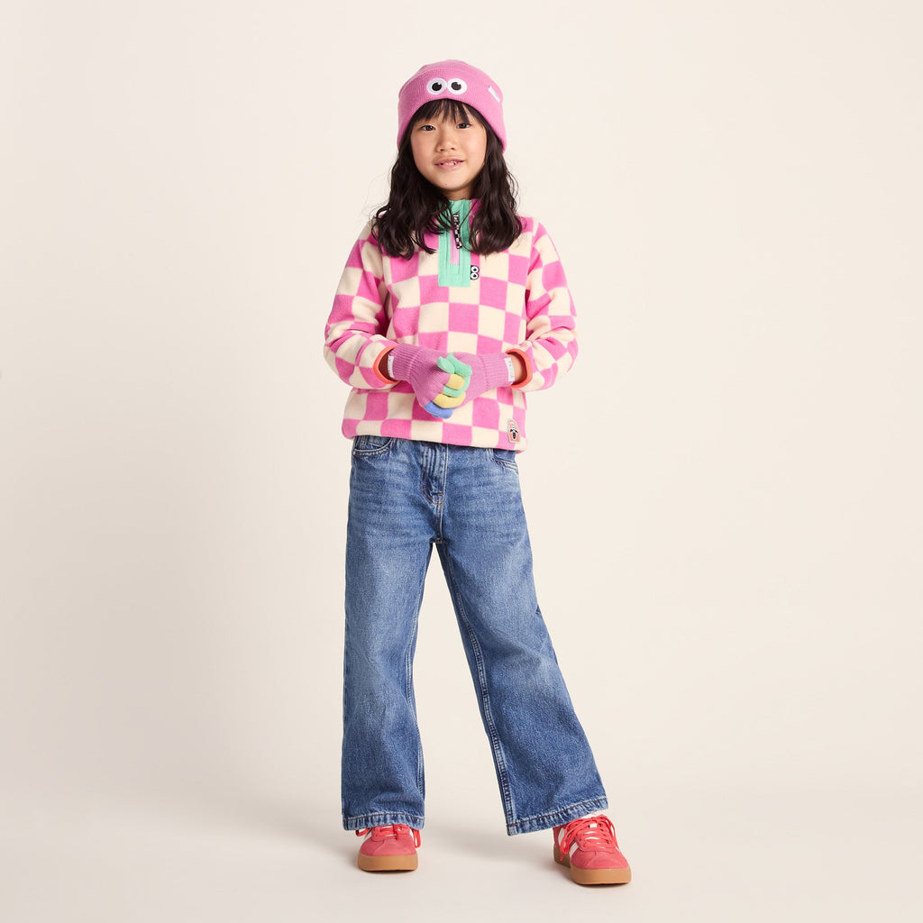 Adal Kids Shaun the Sheep Knit Gloves - Piglet Pink - Image 3