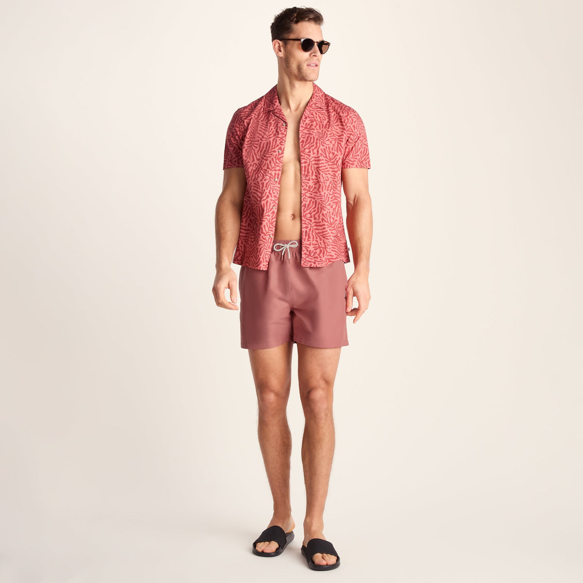 Adler Mens Swimshorts - Redwood - Image 2