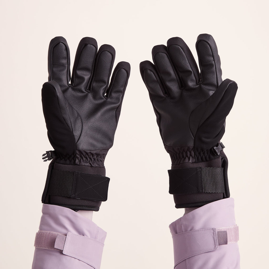 Adventure Waterproof Insulated Ski Gloves - Lavender Grey - Image 3