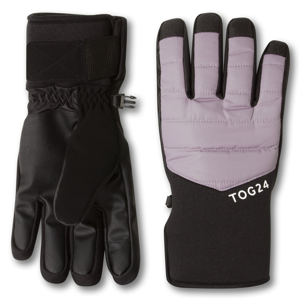 Adventure Waterproof Insulated Ski Gloves - Lavender Grey - Image 4