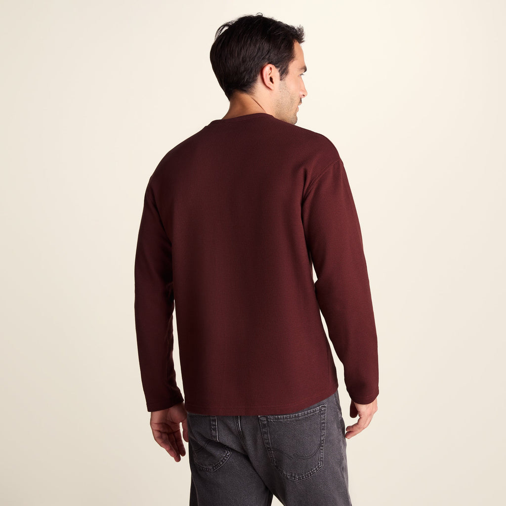 Ainsdale Mens Long Sleeve T-Shirt - Burnt Caramel - Image 3