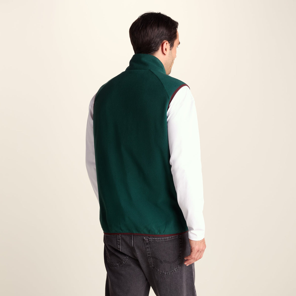 Ainsworth Mens Microfleece Gilet - Midnight Green - Image 3