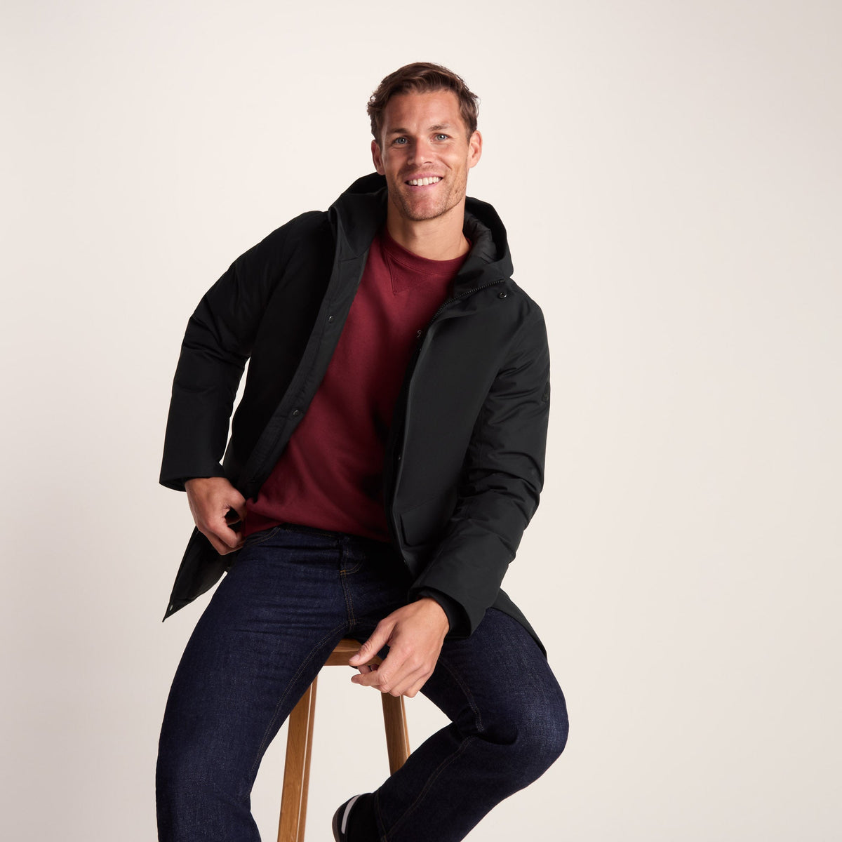 Aksel Mens Waterproof Insulated Parka - Black - Image 9