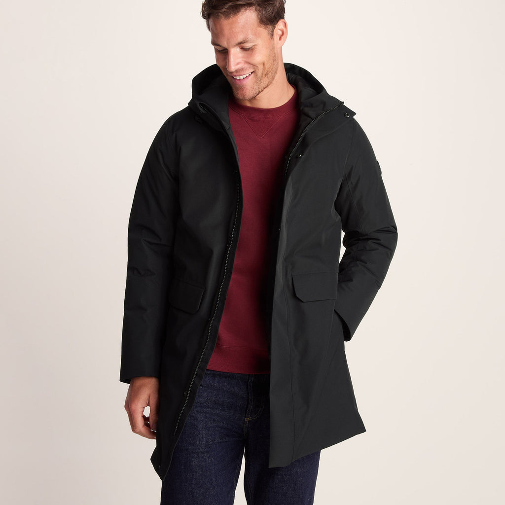 Aksel Mens Waterproof Insulated Parka - Black - Image 10