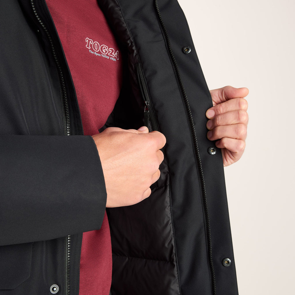 Aksel Mens Waterproof Insulated Parka - Black - Image 11
