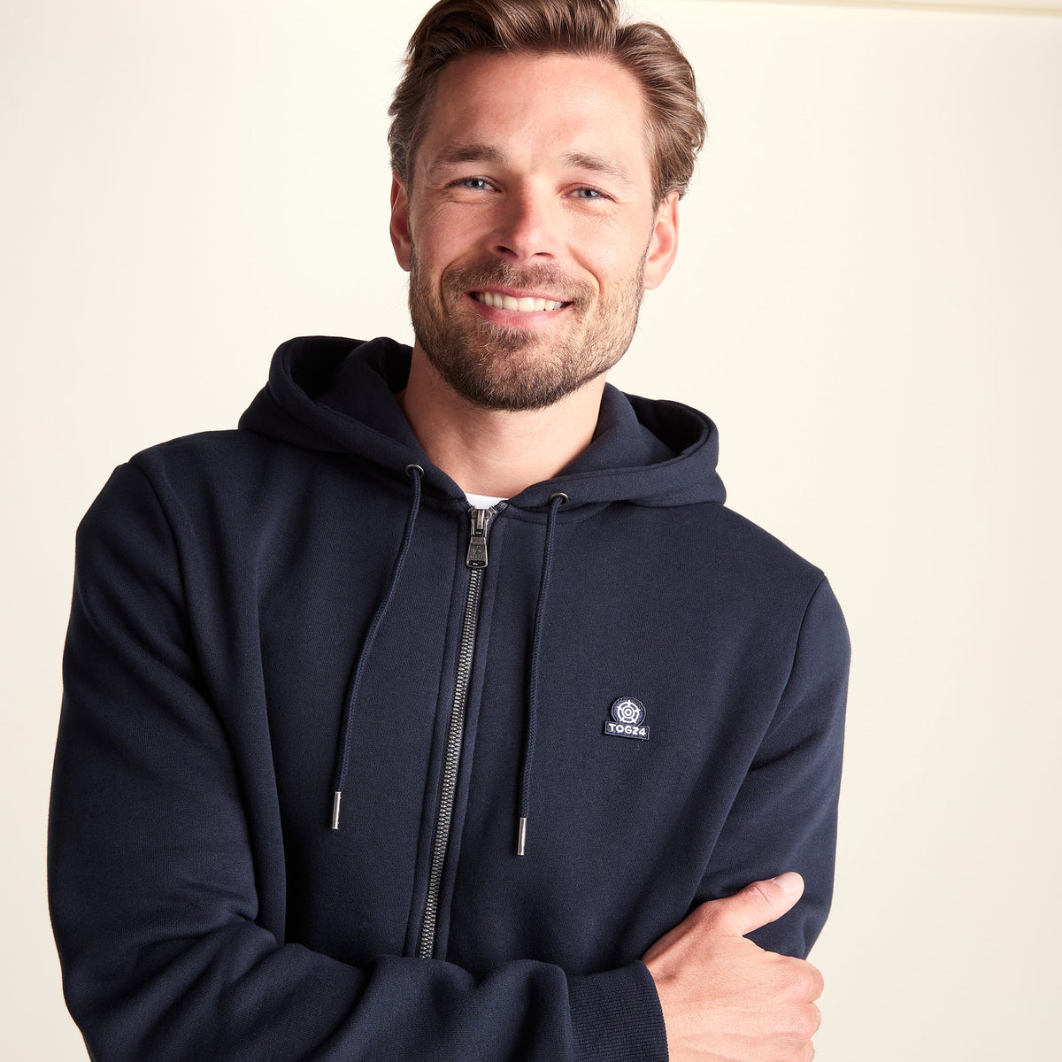Alden Mens Supersoft Hoody - Dark Indigo - Image 5