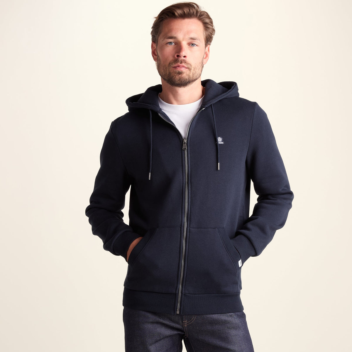 Alden Mens Supersoft Hoody - Dark Indigo - Image 6