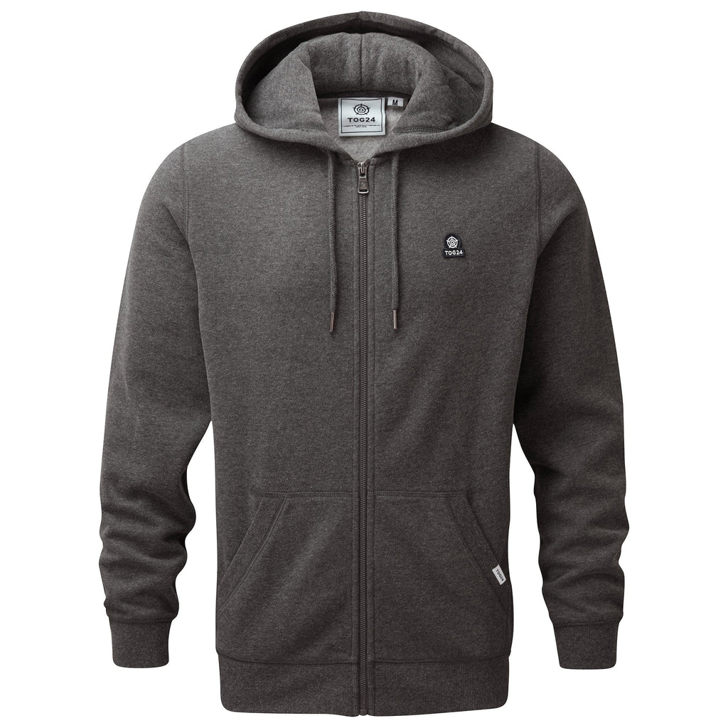 Alden Mens Supersoft Hoody - Dark Grey Marl - Image 4
