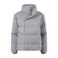 Allitt Womens Short Insulated Padded Jacket - Ice Grey Melange - Image 12
