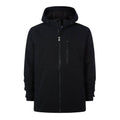 Andro Mens Hooded Waterproof Softshell Jacket - Black - Image 10