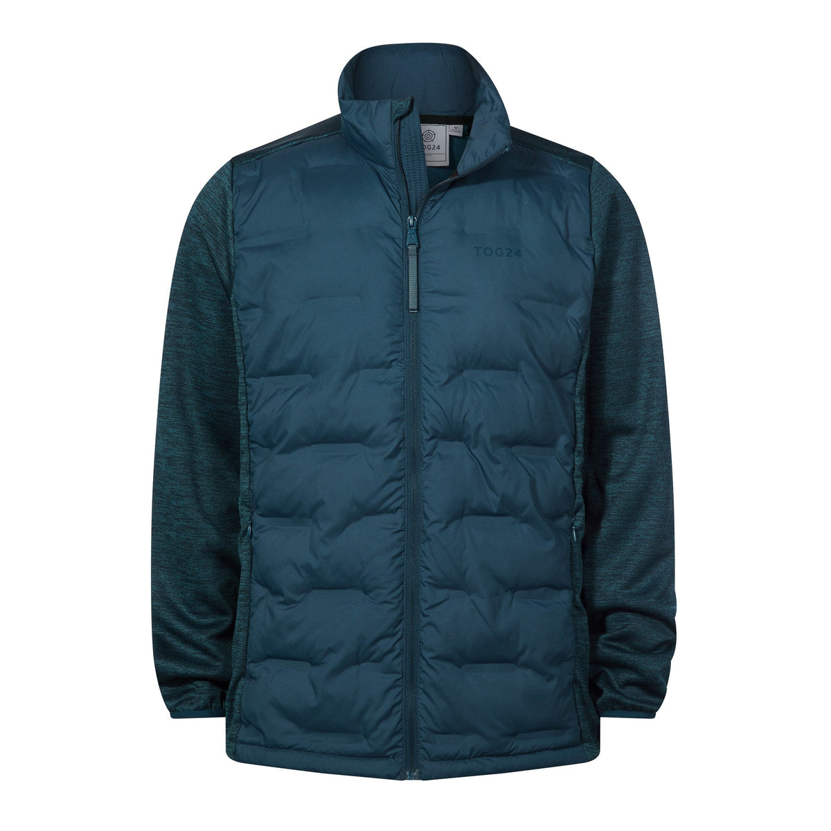 Anick Mens Lightweight Insulated Hybrid Jacket - Inky Blue - Image 8