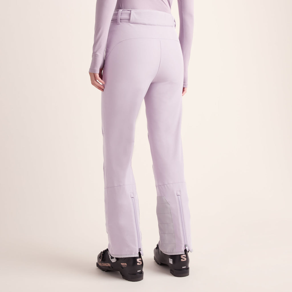 Annecy Womens Softshell Salopettes - Lavender Grey - Image 3
