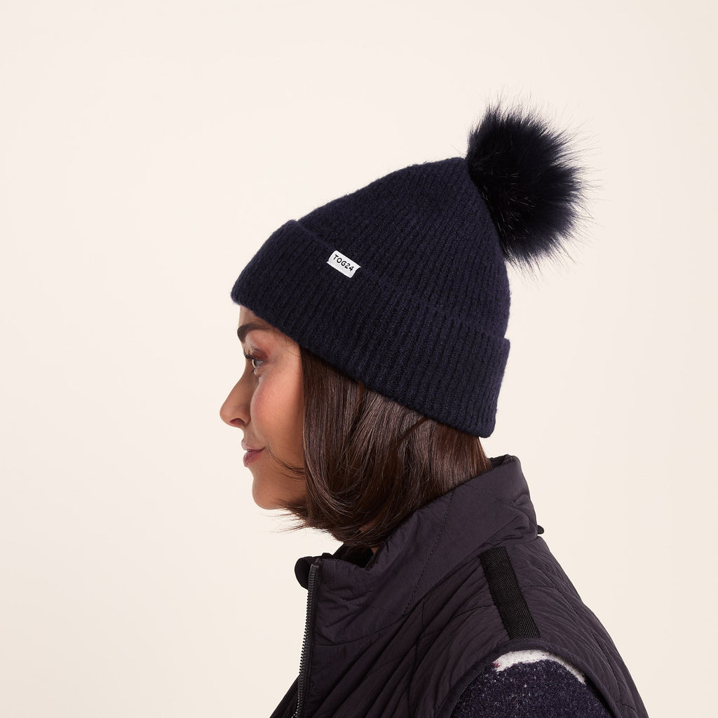 Anya Knit Hat - Oxford Blue - Image 2