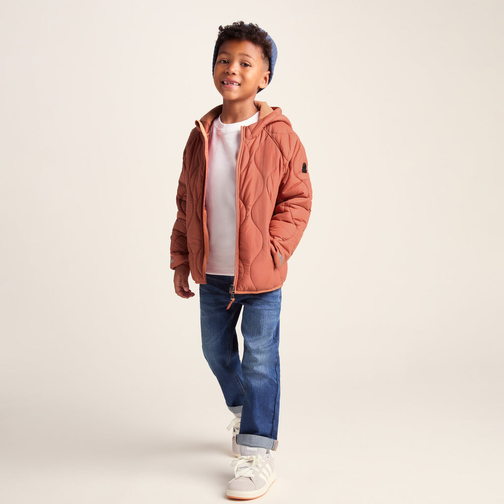 Arbor Kids Shower Resistant Padded Jacket - Canyon Orange - Image 3