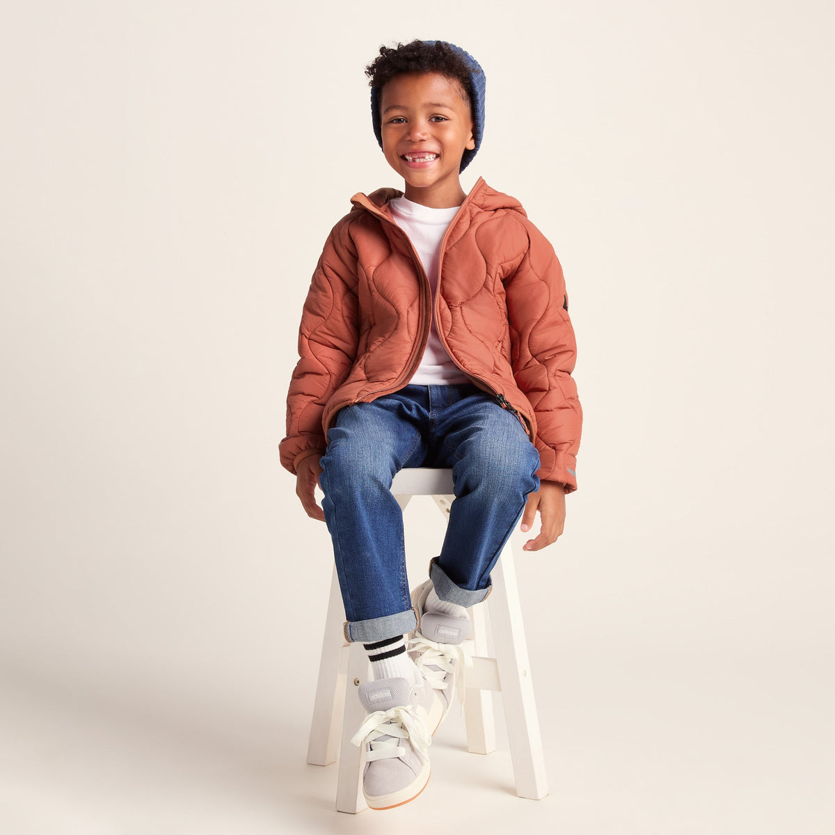 Arbor Kids Shower Resistant Padded Jacket - Canyon Orange - Image 4