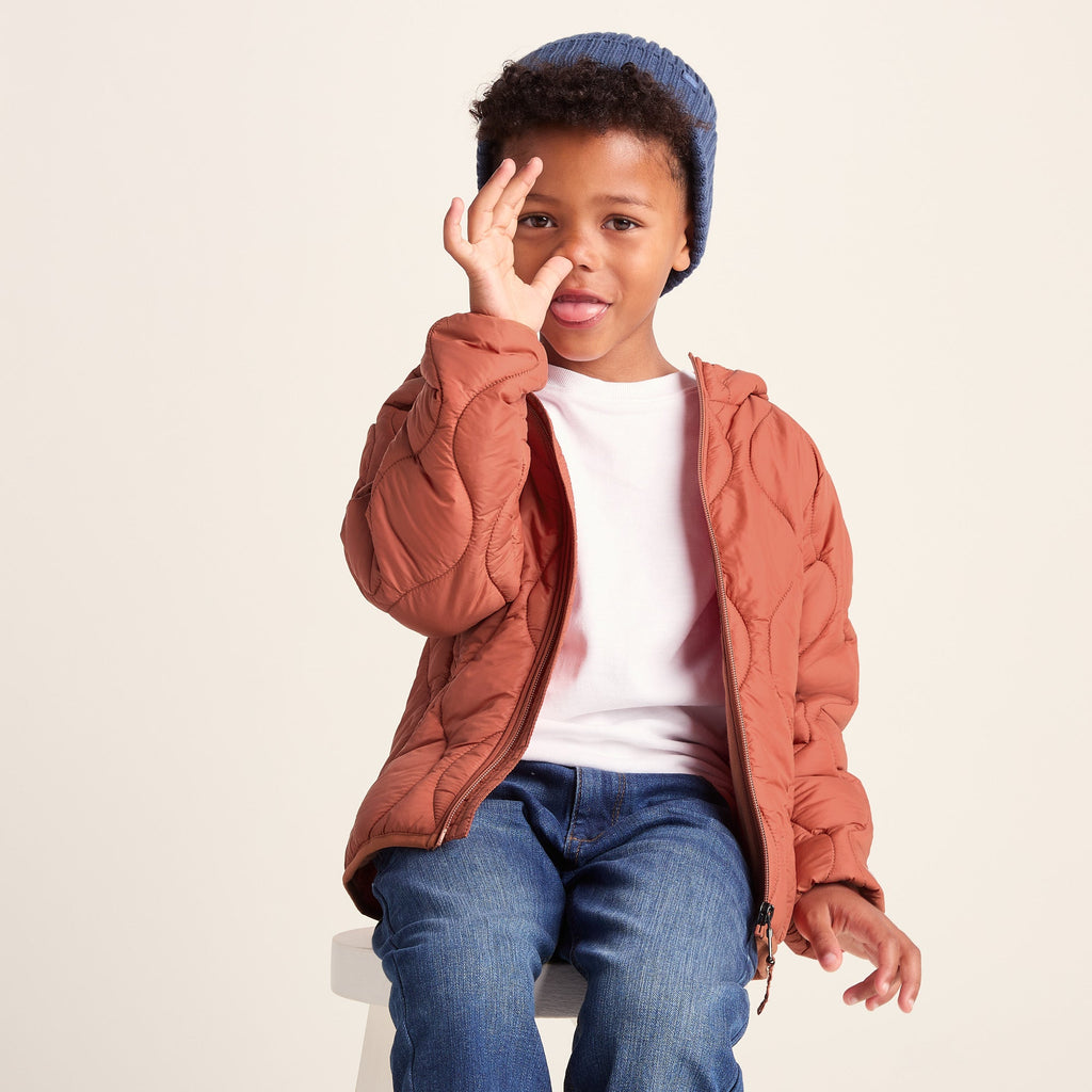Arbor Kids Shower Resistant Padded Jacket - Canyon Orange - Image 7