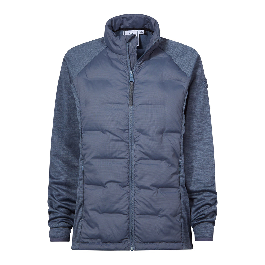 Arna Womens Lightweight Insulated Hybrid Jacket - Smokey Blue - Image 9