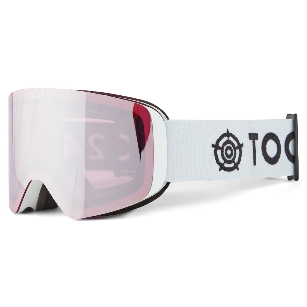 Arosa Goggles - Matt White/Vermillion - Image 4