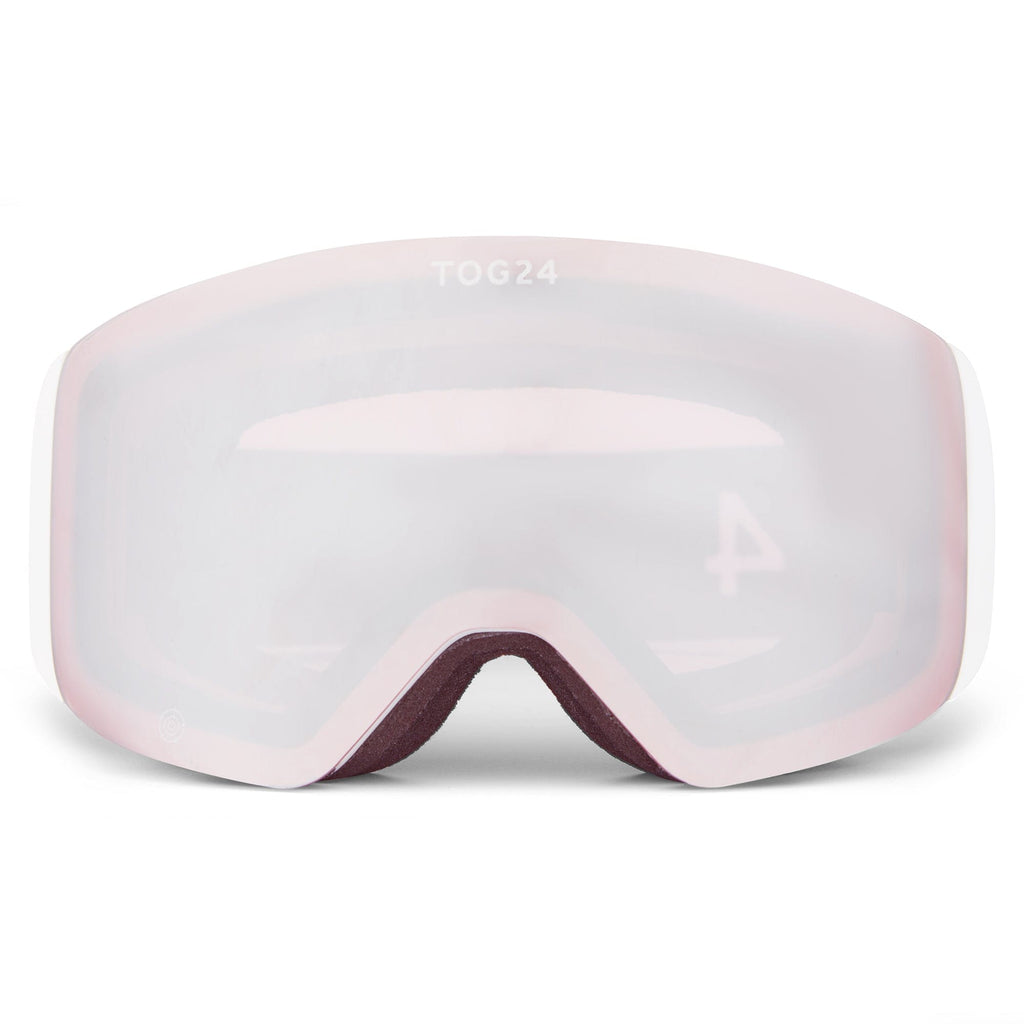 Arosa Goggles - Matt White/Vermillion - Image 6