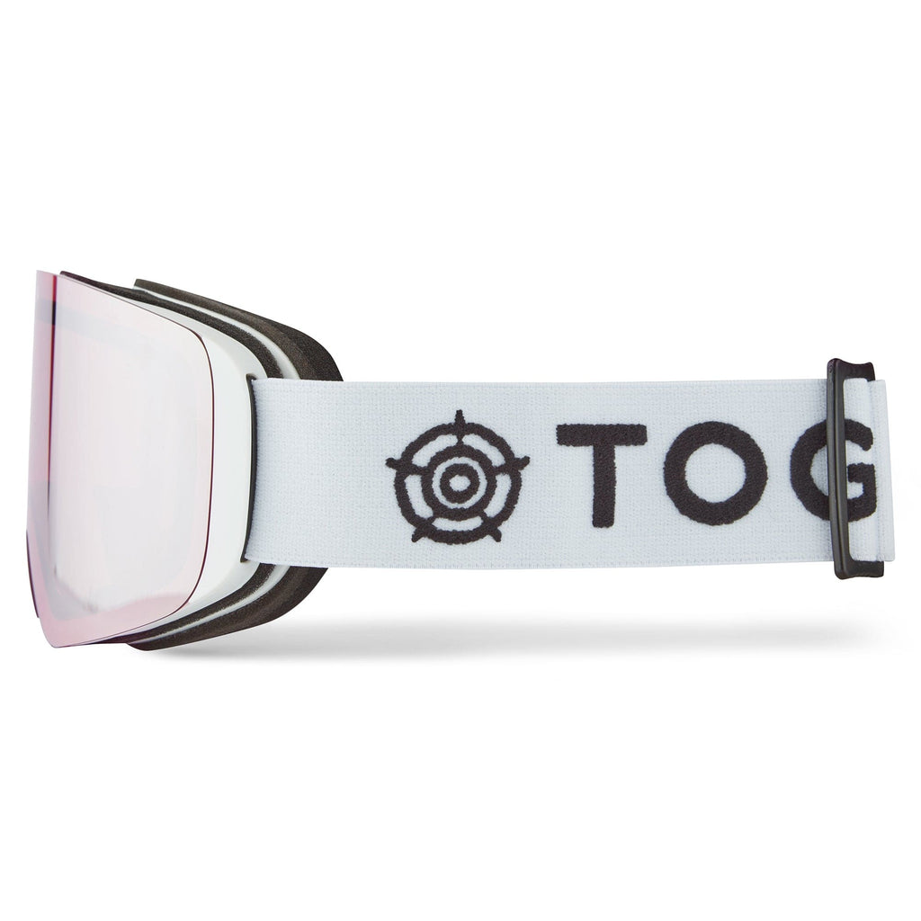 Arosa Goggles - Matt White/Vermillion - Image 7